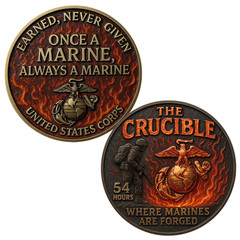 Marines The Crucible Challenge Coin Collectable Commemorative Military 1-pc