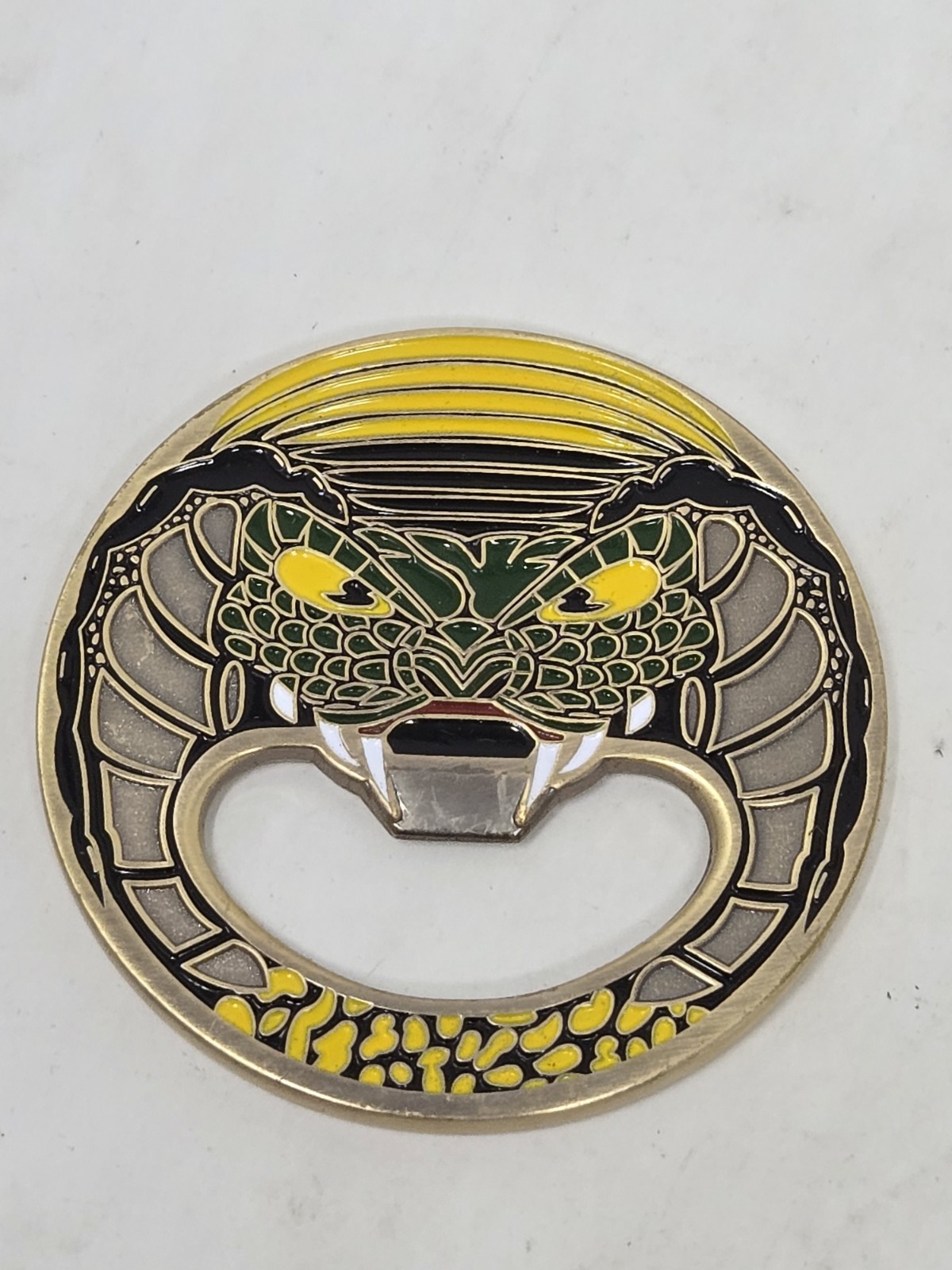 6th Maintenance Squadron Bottle Opener Challenge Coin 2" Cobra Pride gallery