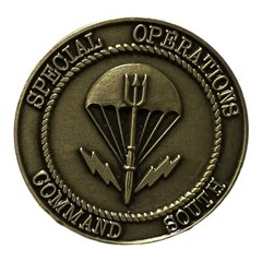 U.S. Special Operations Command South TSOC Challenge Coin Desert Storm
