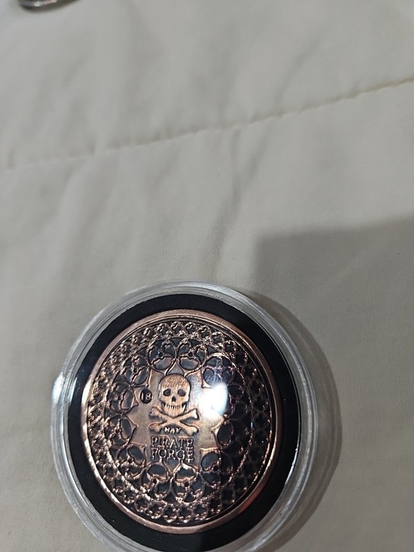 Pirate Forge Copper Decision Coin Coin #18 Extremely Rare gallery