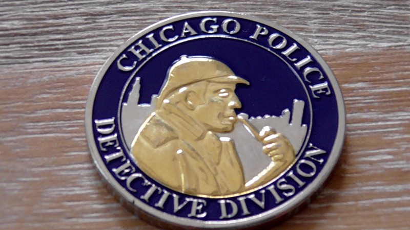 CPD Chicago Police Department Detective Division Challenge Coin #452T gallery