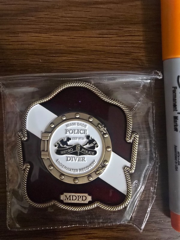 Miami Dade County Police Department Dive Team Coin gallery