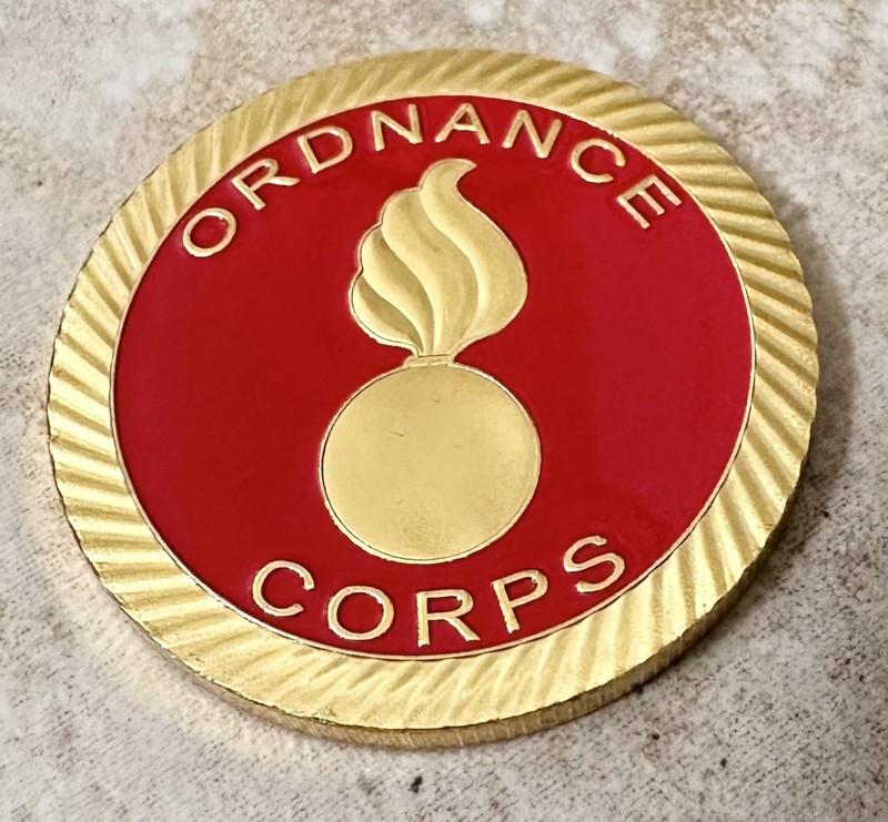 U.S. Army Ordnance Corps Challenge Coin in Velvet Case ·PERFECT GIFT· ·IN STOCK· gallery