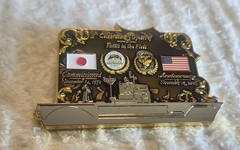 AUTHENTIC USS BLUE RIDGE LCC-19 YOKOSUKA JAPAN USN NAVY RARE CHALLENGE COIN