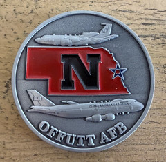 Offutt Air Force Base Nebraska Challenge Coin Global Vigilance