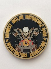 🔥Rare/VINTAGE🔥MIDWEST OUTLAW MOTORCYCLE GANG INVESTIGATORS ASSOCIATION COIN