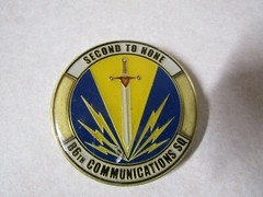 CHALLENGE COIN 86TH COMMUNICATIONS SQUADRON COMMANDER SECOND TO NONE