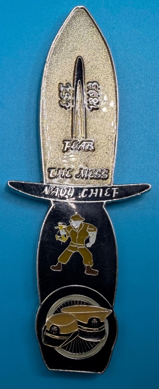 USN CPO Chief's Mess World's Greatest Fraternity Military Challenge Coin gallery