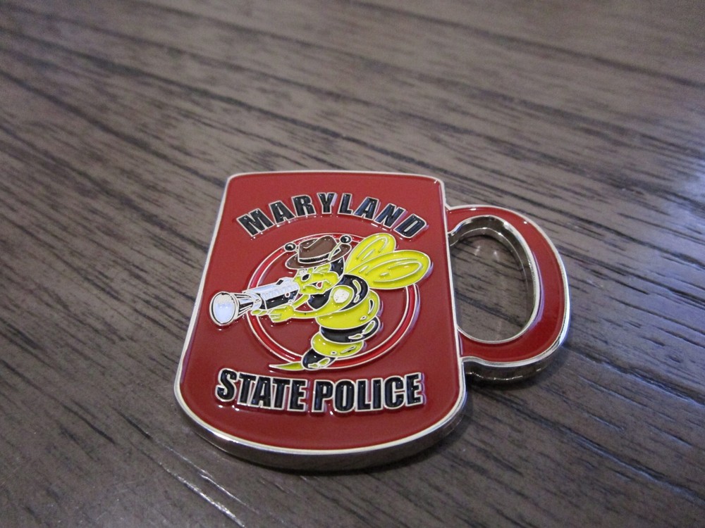Maryland State Police Yield To Common Sense Challenge Coin #553T