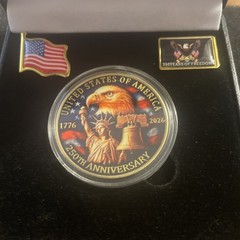 United States 250 Anniversary Challenger Coin Commemorative Collectible 1 pc