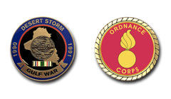 US Army Ordnance Corps Desert Storm/Gulf War Challenge Coin