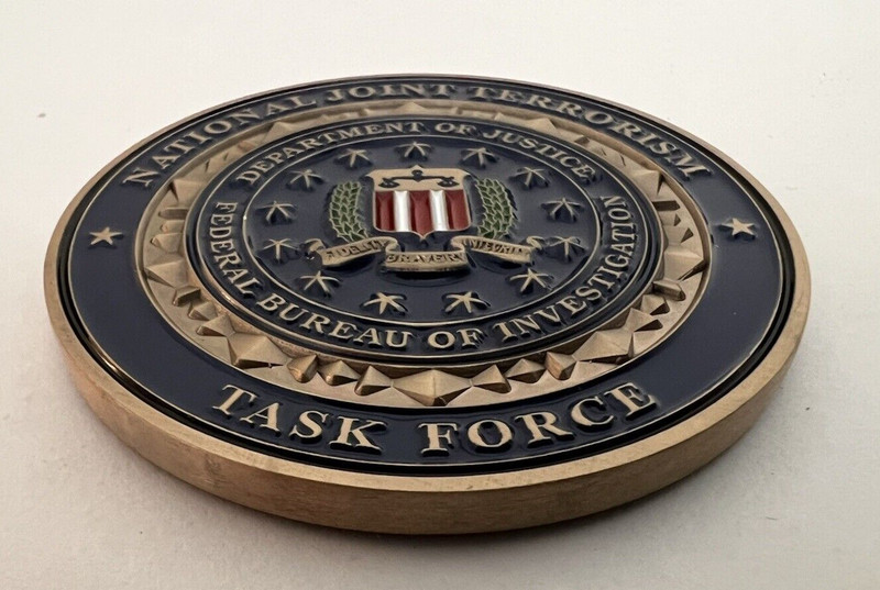 FBI Counterterrorism Division Challenge Coin National Joint Terrorism Task Force gallery