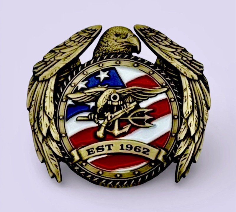 Navy Seal Team Trident Frog Seals Challenge Coin Special Ops UDT NSW CPO CIA USA gallery