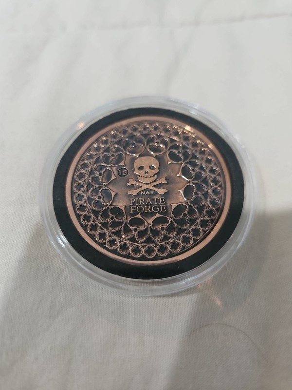 Pirate Forge Copper Decision Coin Coin #18 Extremely Rare gallery