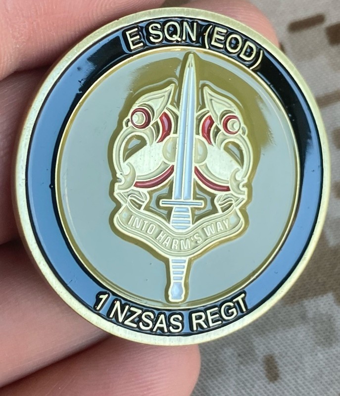 TIER 1 SAS! E SQN EOD 1 NZSAS REGT Special Forces New Zealand Challenge Coin CIA gallery