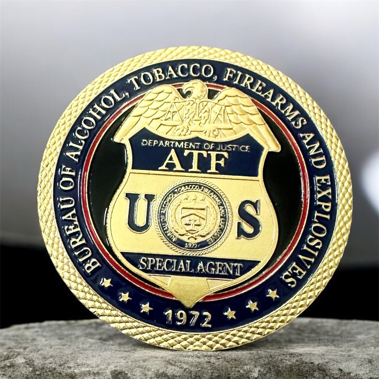 DEPT OF ALCOHOL TOBACCO FIREARMS (ATF) Challenge Coin ·IN STOCK· ·FAST SHIPPING· gallery