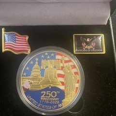 United States 250 Anniversary Challenger Coin Commemorative Collectible 1 pc
