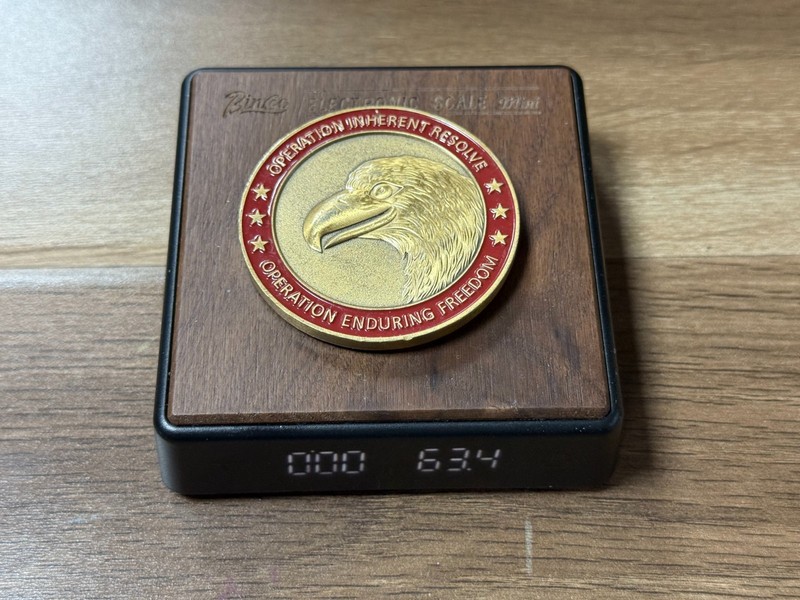 Operation Inherent Resolve Kuwait Ali Al Salem Air Base Challenge Coin M#5 gallery
