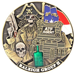 ATF Charlotte Field Division Raleigh Group II Challenge Coin 2.5in