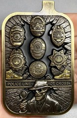 💥Geek Squad Colorado Police Vape Narcotics Skull challenge coin Antique Gold