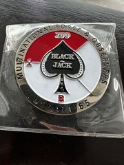 US Navy Hawaii – Multinational Force & Observations Challenge Coin – Blackjack