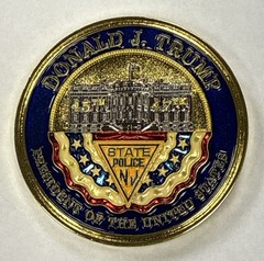NJSP New Jersey State Police President Trump Troopers For Trump Challenge COIN