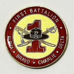 Marine Corps Recruit Depot San Diego, California First Battalion Challenge Coin