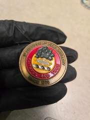 RARE 1st Battalion 5th Field Artillery Challenge Coin Hamiltons Own