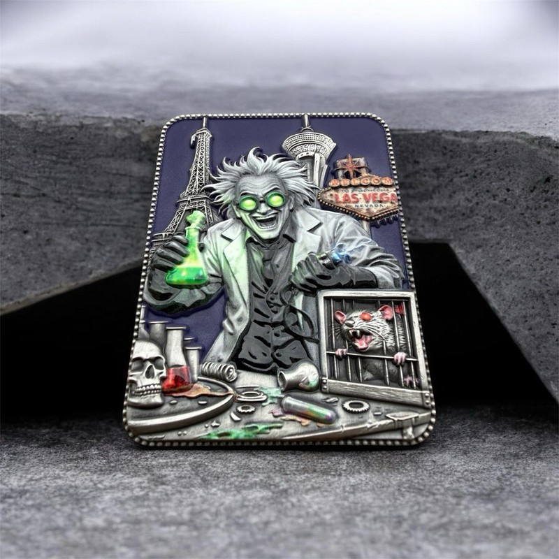 Awesome FBI Department Of Justice Police Las Vegas Challenge Coin gallery