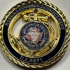United States US Navy Challenge Coin