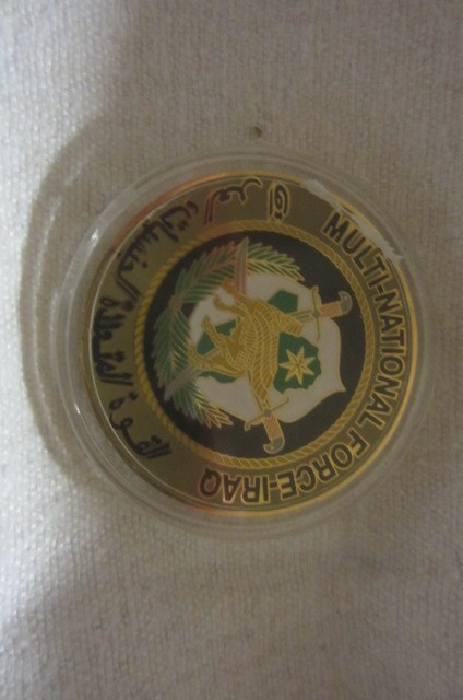 Preowned Multi-National Corps Iraq Multi-National Force-Iraq Coin in a Plastic C gallery