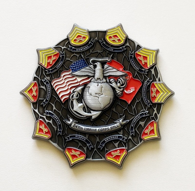 MSG-Det Marine Security Guard Detachment Kuwait City, Kuwait Challenge Coin gallery