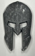 Police Spartan Warrior Challenge Coin / Bottle Opener