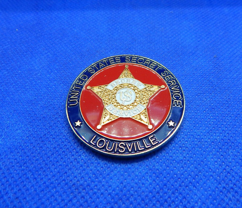 US SECRET SERVICE AWARDED FOR OUTSTANDING SUPPORT LOUISVILLE ~ 1 5/8" COIN gallery