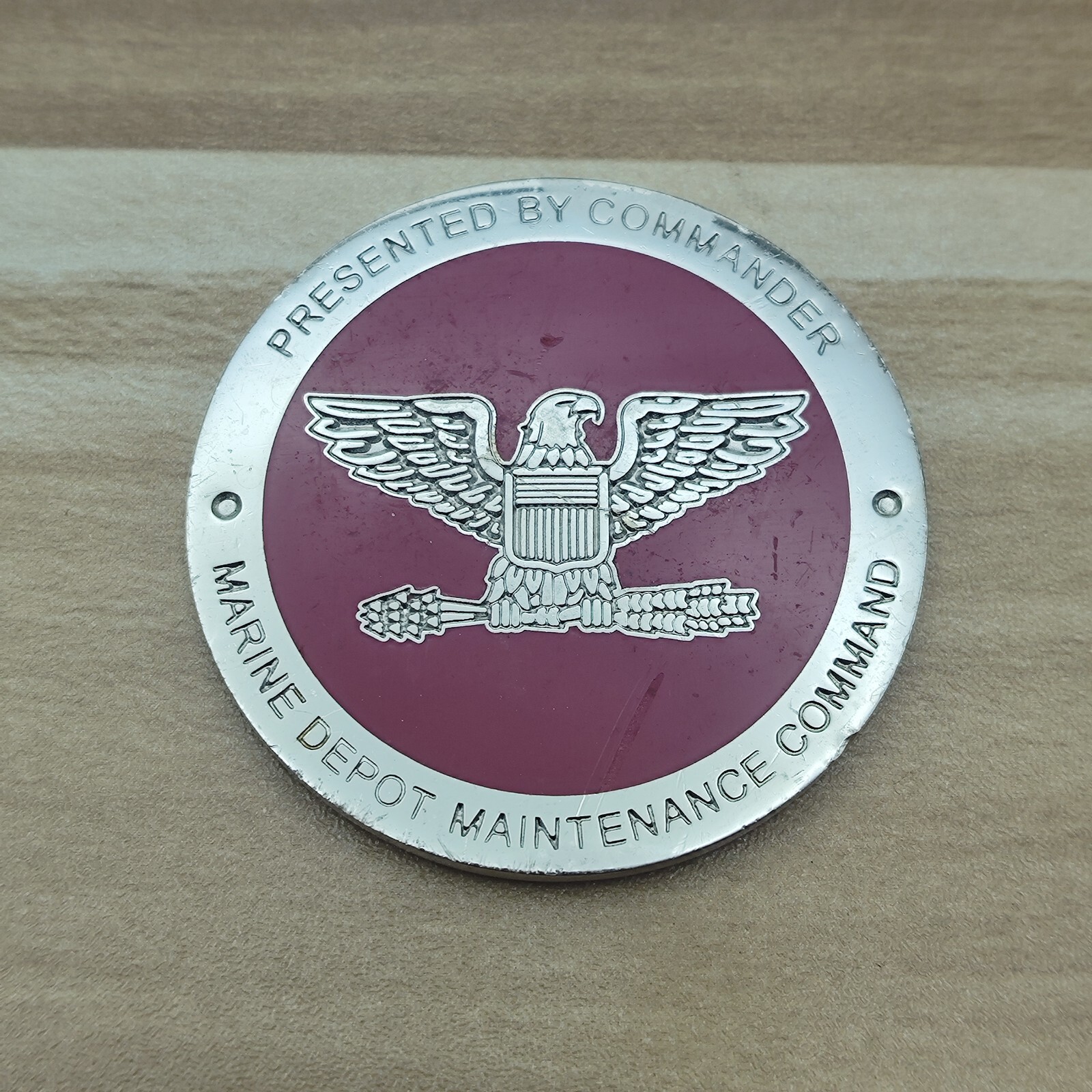 Marine Depot Maintenance Command Challenge Coin gallery