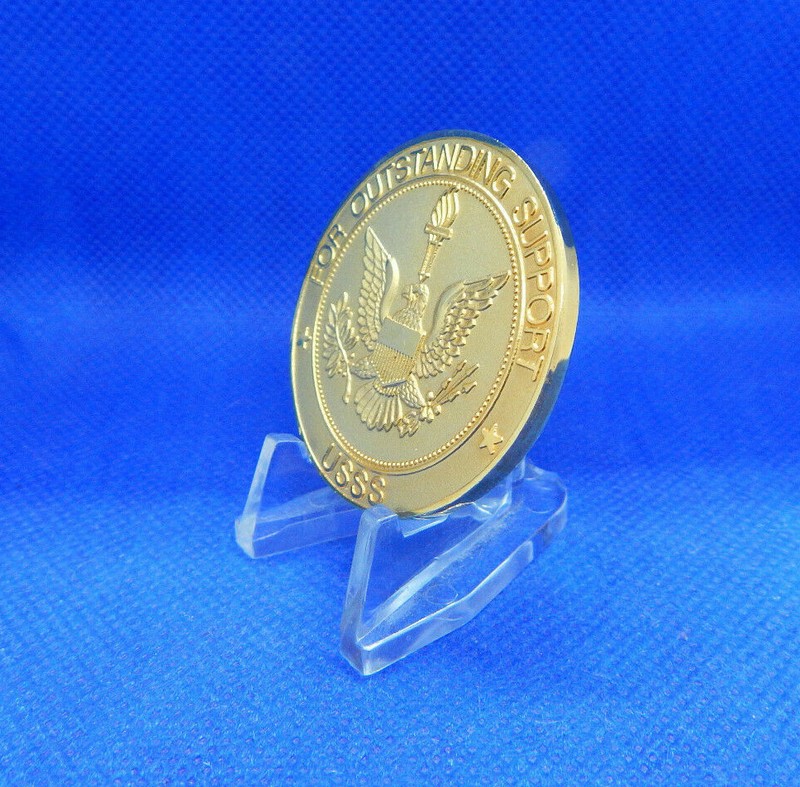 US SECRET SERVICE AWARDED FOR OUTSTANDING SUPPORT LOUISVILLE ~ 1 5/8" COIN gallery