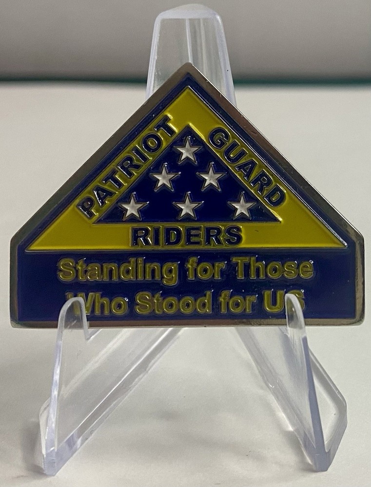 Rare Vintage Patriot Guard Rider Virginia Challenge Coin Navy Military Authentic