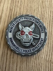 Robbinsville Police Mercer County New Jersey K9 Canine USPCA CHALLENGE COIN