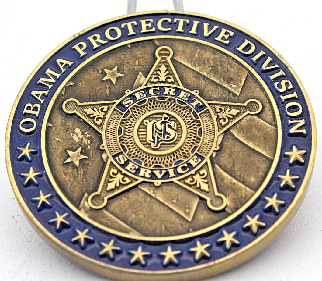 US Secret Service Obama Protective Division OPD 44 Challenge Coin 2 Inch gallery