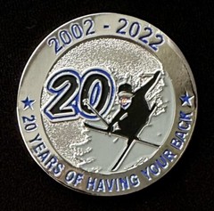 Colorado Drug Investigators Association CDIA 20th Anniversary Commemorative Coin