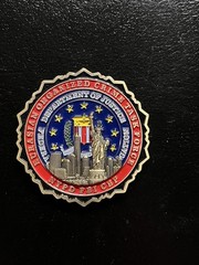 NYPD FBI Eurasian Organized Crime Task Force Challenge Coin C-24