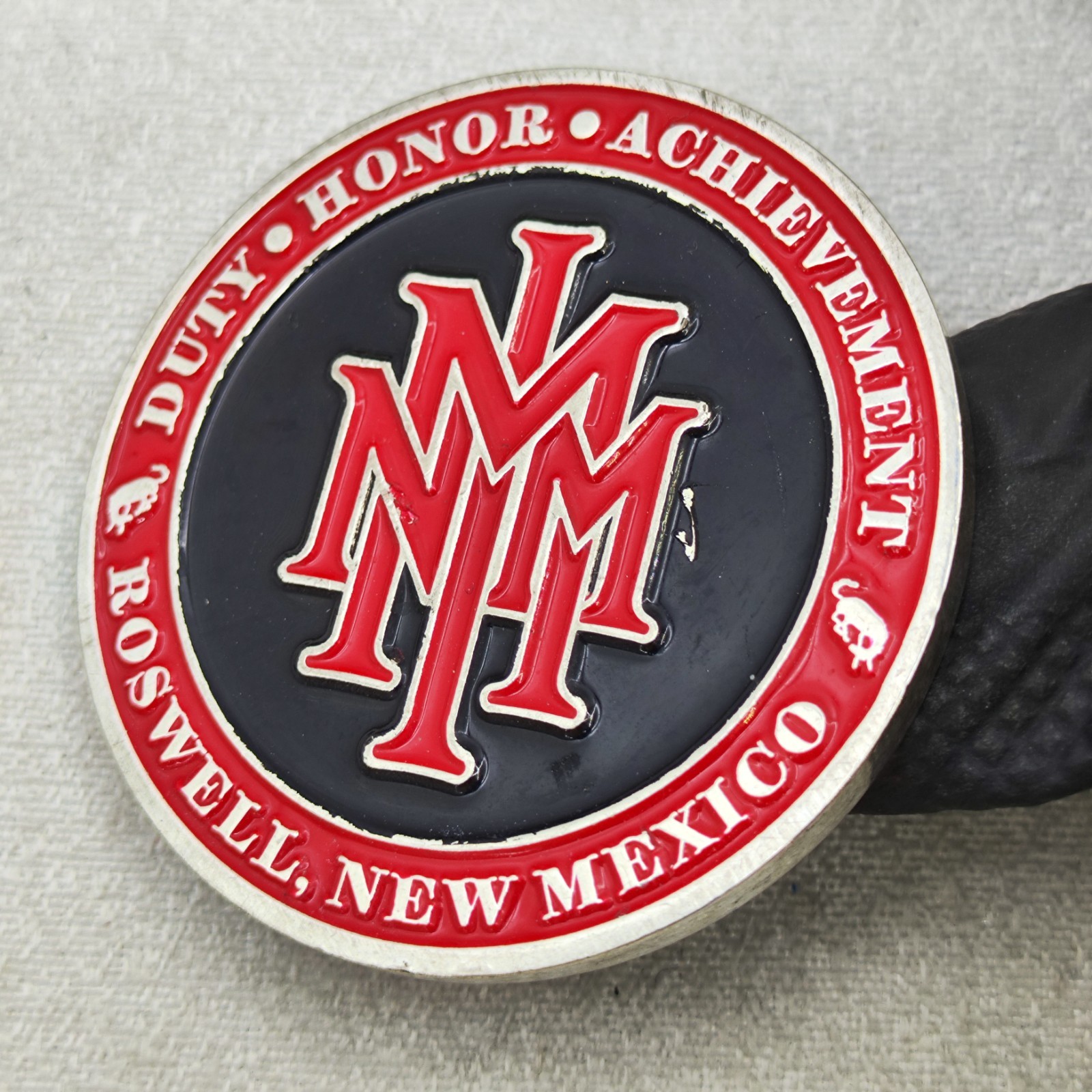 New Mexico Military Institute 1979 Alumni Roswell NMMI Challenge Coin gallery