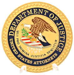Department of Justice US Attorney Challenge Coin DOJ Assistant US Attorney