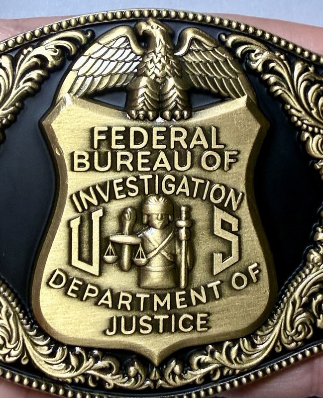 💥FBI Waco Texas Safe Streets Task Force ALICO Bldg Challenge Coin Antique Gold gallery