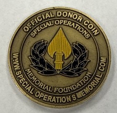 Special Forces / Ranger Memorial Foundation Challenge Coin