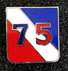 US ARMY 75th Army Infantry Vietnam Era 1″ Hat / Lapel Pin Tie Tack
