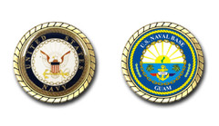 US Navy Naval Base Guam Challenge Coin Officially Licensed