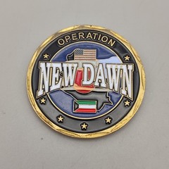 Kuwait Ali Al Salem New Dawn Operation Challenge Coin
