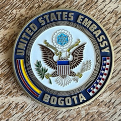 2.0” American U.S. Embassy State Dept – Bogota Colombia – Challenge Coin (Lenaj)
