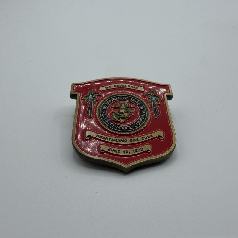 USMC US Naval Base Guantanamo Bay GTMO Challenge Coin PRESENTED FOR EXCELLENCE gallery